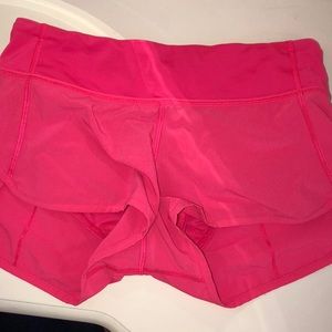 Hot Pink Lululemon Shorts Size 4